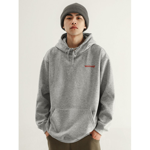 WASSUP HEODS潮牌衛衣男連帽上衣外套字母重磅加絨春秋冬百搭國潮