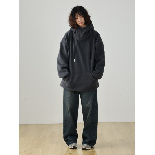 水曜日定休 日系套頭搖粒絨連帽重磅衛衣男女美式外套寬松復古潮 水曜日定休 日系套頭搖粒絨連帽重磅衛衣男女美式外套寬松復古潮