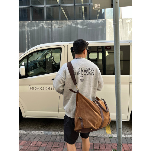 OXFREAK「排序字母刺綉」400G全棉重磅灰色衛衣男圓領秋冬季長袖 OXFREAK「排序字母刺綉」400G全棉重磅灰色衛衣男圓領秋冬季長袖