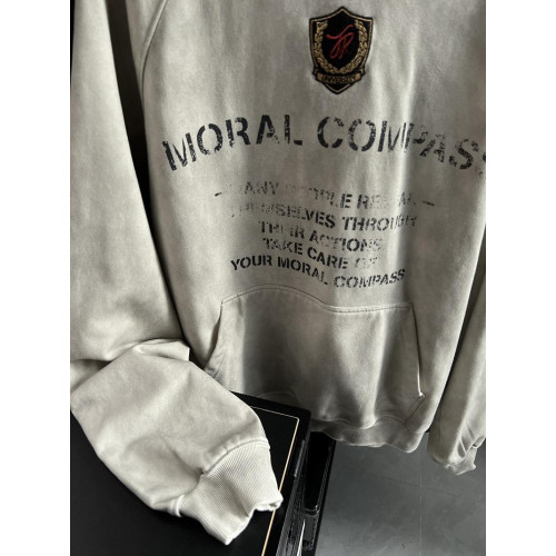 ooohmygo美式復古水洗做舊標語連帽衛衣男高級感寬松cleanfit外套 ooohmygo美式復古水洗做舊標語連帽衛衣男高級感寬松cleanfit外套