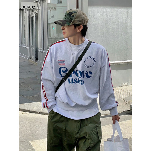 MRCYC設計感字母印花衛衣男秋冬季寬松純棉上衣韓系潮流套頭外套 MRCYC設計感字母印花衛衣男秋冬季寬松純棉上衣韓系潮流套頭外套