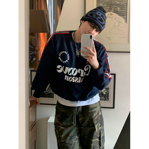 MRCYC設計感字母印花衛衣男秋冬季寬松純棉上衣韓系潮流套頭外套 MRCYC設計感字母印花衛衣男秋冬季寬松純棉上衣韓系潮流套頭外套