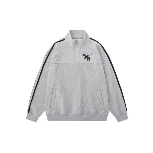 MRNEARLY美式復古休閒運動高街立領情侶衛衣潮牌重磅秋冬款套裝男 MRNEARLY美式復古休閒運動高街立領情侶衛衣潮牌重磅秋冬款套裝男