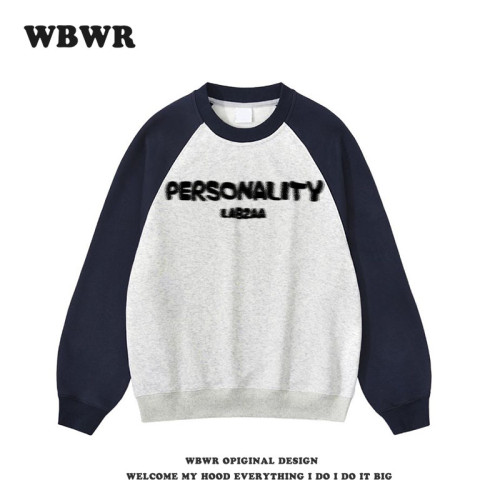 美式休閒字母印花撞色拼接衛衣男秋季街頭寬松百搭休閒插肩袖上衣 美式休閒字母印花撞色拼接衛衣男秋季街頭寬松百搭休閒插肩袖上衣