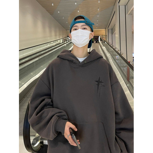 特大碼300斤美式復古連帽衛衣男裝秋冬季ins潮牌寬松休閒百搭外套 特大碼300斤美式復古連帽衛衣男裝秋冬季ins潮牌寬松休閒百搭外套