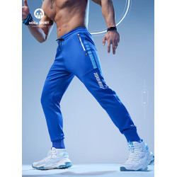 墨立方潮牌運動加絨加厚長褲子男2025秋冬季休閒健身訓練跑步衛褲