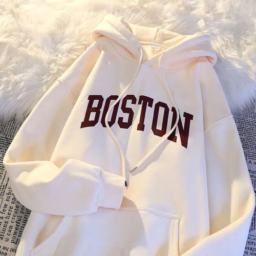 加絨加厚連帽衛衣男士冬季寬松外套連帽衫青年新款套頭上衣服男裝 加絨加厚連帽衛衣男士冬季寬松外套連帽衫青年新款套頭上衣服男裝