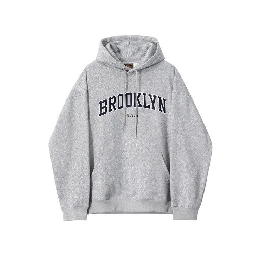 純棉重磅美式潮牌痞帥日系寬松加絨加厚連帽衛衣男裝秋冬休閒外套 純棉重磅美式潮牌痞帥日系寬松加絨加厚連帽衛衣男裝秋冬休閒外套