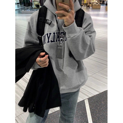 純棉重磅美式潮牌痞帥日系寬松加絨加厚連帽衛衣男裝秋冬休閒外套 純棉重磅美式潮牌痞帥日系寬松加絨加厚連帽衛衣男裝秋冬休閒外套