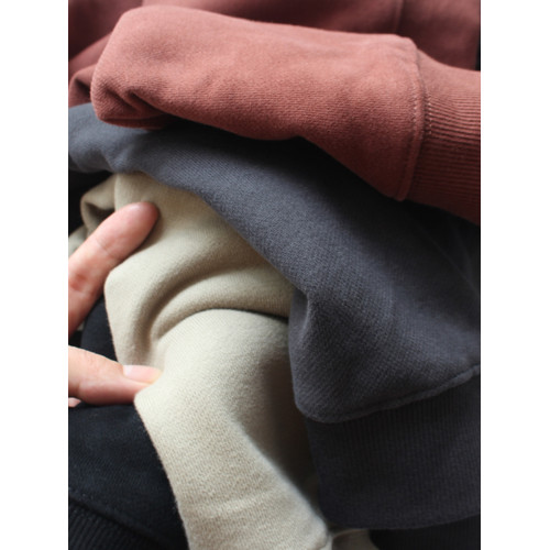 加厚純棉水洗阿美哢嘰休閒套頭寬松落肩純色長袖圓領衛衣男重磅 加厚純棉水洗阿美哢嘰休閒套頭寬松落肩純色長袖圓領衛衣男重磅