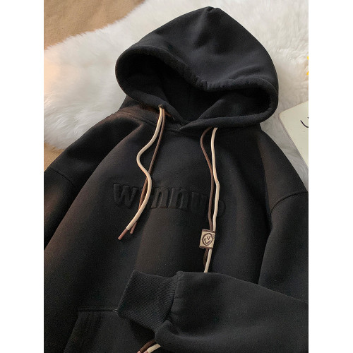 ADAMF秋冬季連帽衛衣男女加絨加厚外套重磅ins帽衫情侶寬松上衣潮 ADAMF秋冬季連帽衛衣男女加絨加厚外套重磅ins帽衫情侶寬松上衣潮