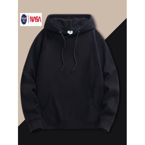 NASA聯名衛衣男秋冬新款純色連帽情侶款帽衫寬松百搭外套學生上衣 NASA聯名衛衣男秋冬新款純色連帽情侶款帽衫寬松百搭外套學生上衣