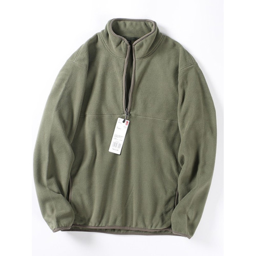 【 半拉鍊設計】秋冬新款男裝搖粒絨時尚保暖套頭衫衛衣 【 半拉鍊設計】秋冬新款男裝搖粒絨時尚保暖套頭衫衛衣