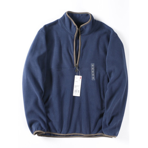 【 半拉鍊設計】秋冬新款男裝搖粒絨時尚保暖套頭衫衛衣 【 半拉鍊設計】秋冬新款男裝搖粒絨時尚保暖套頭衫衛衣