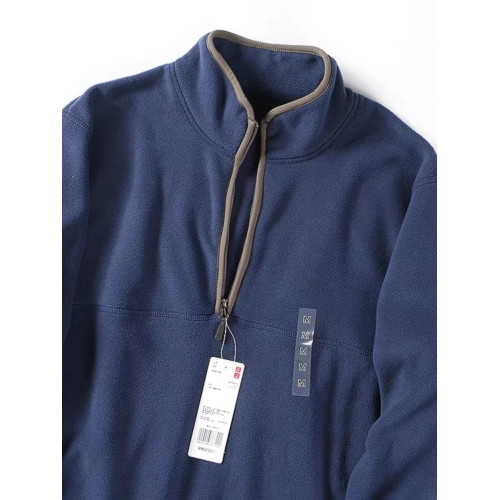 【 半拉鍊設計】秋冬新款男裝搖粒絨時尚保暖套頭衫衛衣 【 半拉鍊設計】秋冬新款男裝搖粒絨時尚保暖套頭衫衛衣