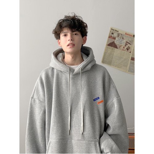 加絨加厚墨綠色重磅cityboy衛衣男秋冬潮連帽衫oversize美式外套 加絨加厚墨綠色重磅cityboy衛衣男秋冬潮連帽衫oversize美式外套