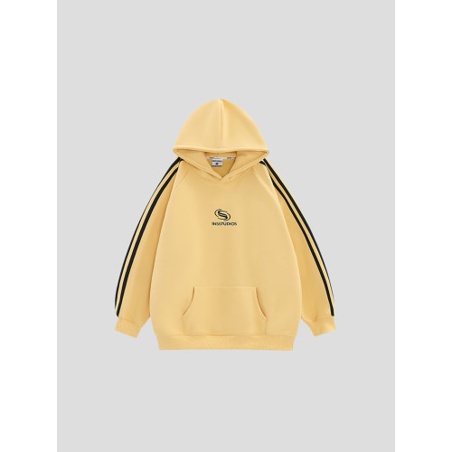 INSstudios 國潮牌情侶美式小三條杠條紋衛衣重磅加絨連帽衫 INSstudios 國潮牌情侶美式小三條杠條紋衛衣重磅加絨連帽衫