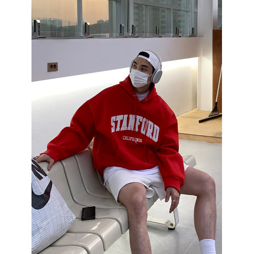 克萊因藍連帽衛衣男春秋韓版潮牌東大門字母刺綉藍色重磅帽衫外套 克萊因藍連帽衛衣男春秋韓版潮牌東大門字母刺綉藍色重磅帽衫外套