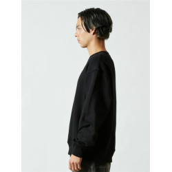 UA+12.7盎司5769日系純棉毛圈春秋季圓領衛衣男女純色休閒寬松潮