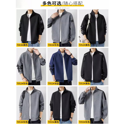 真維斯開衫衛衣男士秋冬季夾克加絨春季寬松立領男裝休閒外套男生 真維斯開衫衛衣男士秋冬季夾克加絨春季寬松立領男裝休閒外套男生