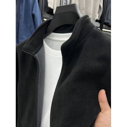 搖粒絨外套男2024新款春秋季戶外運動休閒衛衣大碼立領抓絨衣夾克 搖粒絨外套男2024新款春秋季戶外運動休閒衛衣大碼立領抓絨衣夾克