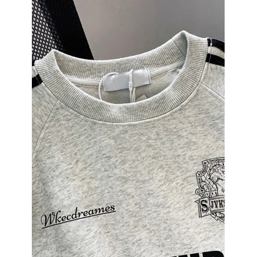 重磅美式復古高街風三杠衛衣秋冬加絨加厚百搭款男女圓領寬松上衣 重磅美式復古高街風三杠衛衣秋冬加絨加厚百搭款男女圓領寬松上衣