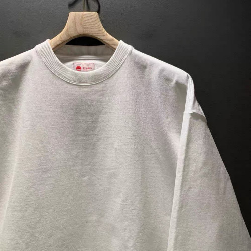 BEAMS JAPAN STECH LOOSE L/S 寬松重磅日産紅繩純色長袖T恤 21SS BEAMS JAPAN STECH LOOSE L/S 寬松重磅日産紅繩純色長袖T恤 21SS