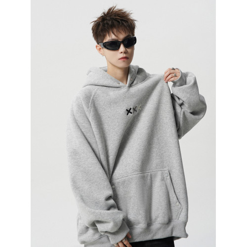 潮牌設計感刺綉衛衣男秋美式重磅百搭連帽衫vibe高街寬松情侶外套 潮牌設計感刺綉衛衣男秋美式重磅百搭連帽衫vibe高街寬松情侶外套