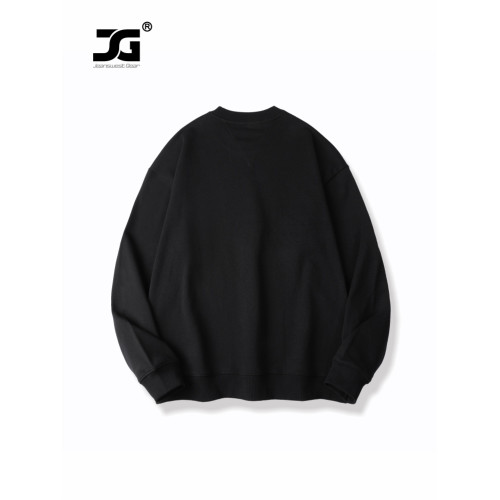 真維斯蓋爾大碼品牌黑色重磅美式衛衣無性別男女裝純棉圓領打底衫 真維斯蓋爾大碼品牌黑色重磅美式衛衣無性別男女裝純棉圓領打底衫