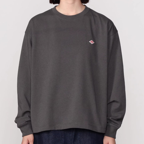 日本圓領T恤重磅純棉套頭二本針純色長袖薄款衛衣男女寬松 日本圓領T恤重磅純棉套頭二本針純色長袖薄款衛衣男女寬松