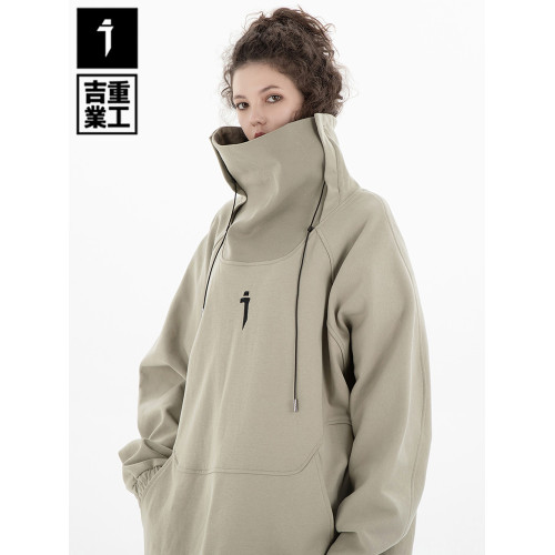 吉業重工秋季新款嘻哈潮牌機能高領機能衛衣男女寬松休閒套頭外套 吉業重工秋季新款嘻哈潮牌機能高領機能衛衣男女寬松休閒套頭外套