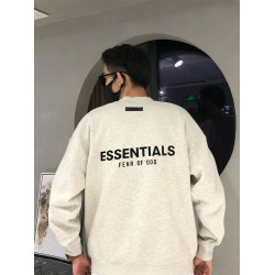 FOG復線ESSENTIALS八季植絨印花加絨圓領衛衣男士生秋冬款美式潮