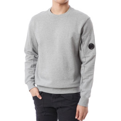 歐美C.P 鏡片徽章機能戶外運動上衣CP簡約休閒純色圓領頭套衛衣男