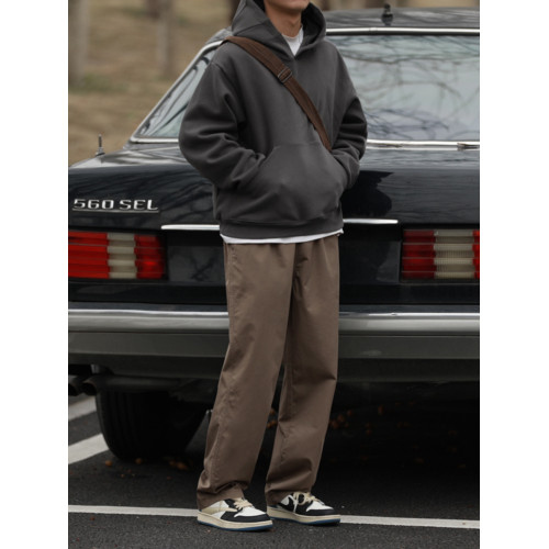 450g重磅嘿馬七作美式復古春秋款男士套頭連帽衛衣短款休閒上衣潮 450g重磅嘿馬七作美式復古春秋款男士套頭連帽衛衣短款休閒上衣潮