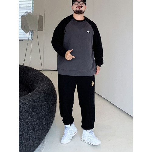 大碼男裝胖子加肥加大寬松打底衫長袖T恤插肩袖休閒圓領衛衣秋季t 大碼男裝胖子加肥加大寬松打底衫長袖T恤插肩袖休閒圓領衛衣秋季t