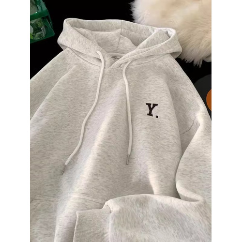 純棉嘻哈字母印花美式港風男女秋冬寬松情侶潮牌重磅加絨連帽衛衣 純棉嘻哈字母印花美式港風男女秋冬寬松情侶潮牌重磅加絨連帽衛衣