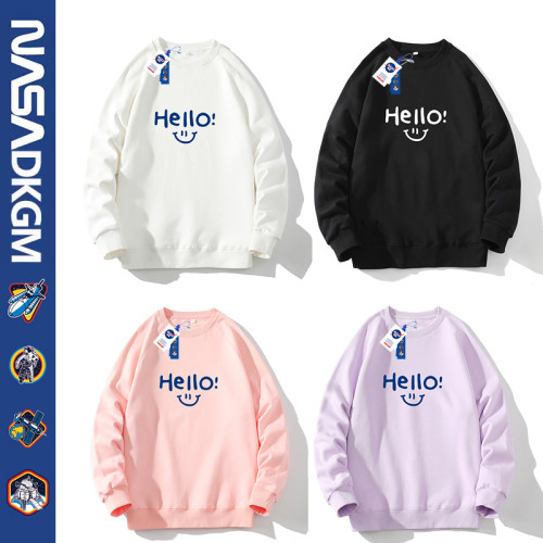 NASA聯名男女中山衛衣秋冬款2025新款冬季加絨加厚潮牌情侶上衣服 NASA聯名男女中山衛衣秋冬款2025新款冬季加絨加厚潮牌情侶上衣服