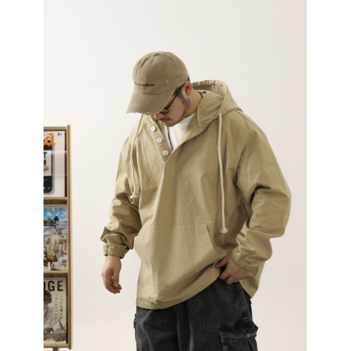 LIIISTORE2024秋款純棉素色簡約工裝帽衫寬松濶版休閒連帽衛衣 LIIISTORE2024秋款純棉素色簡約工裝帽衫寬松濶版休閒連帽衛衣