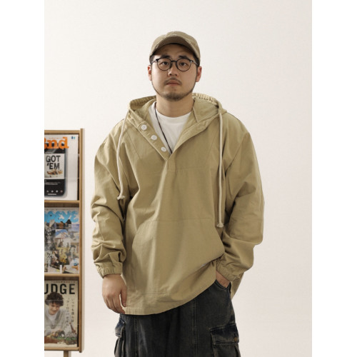 LIIISTORE2024秋款純棉素色簡約工裝帽衫寬松濶版休閒連帽衛衣 LIIISTORE2024秋款純棉素色簡約工裝帽衫寬松濶版休閒連帽衛衣