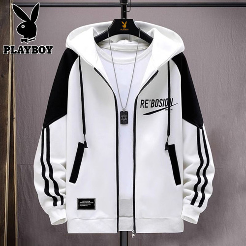 花花公子夾克衛衣男士春秋季新款棒球服上衣服青少年潮流男裝外套 花花公子夾克衛衣男士春秋季新款棒球服上衣服青少年潮流男裝外套