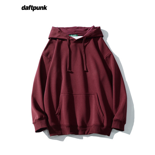 秋冬季460g重磅銀狐絨基礎多色美式寬松加絨連帽衛衣男女帽衫外套 秋冬季460g重磅銀狐絨基礎多色美式寬松加絨連帽衛衣男女帽衫外套