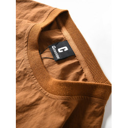 日單戶外防水抗風印花寬松休閒圓領套頭衫男士春秋長袖衛衣外套潮