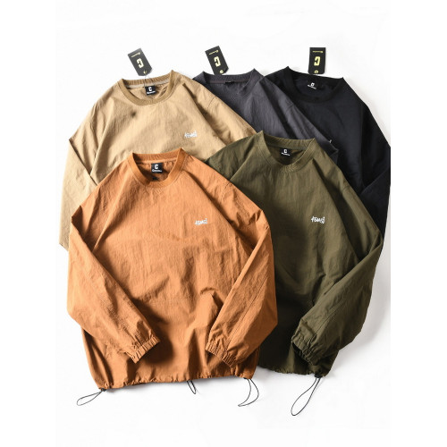 日單戶外防水抗風印花寬松休閒圓領套頭衫男士春秋長袖衛衣外套潮 日單戶外防水抗風印花寬松休閒圓領套頭衫男士春秋長袖衛衣外套潮