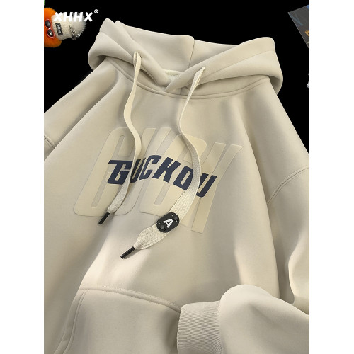 連帽衛衣男士春秋2025新款潮牌寬松重磅秋冬加絨休閒帶帽套頭外套