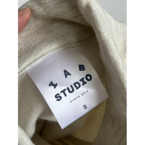 IAB STUDIO韓國潮牌男女立領半拉鍊衛衣抓絨秋冬情侶服裝上衣外套