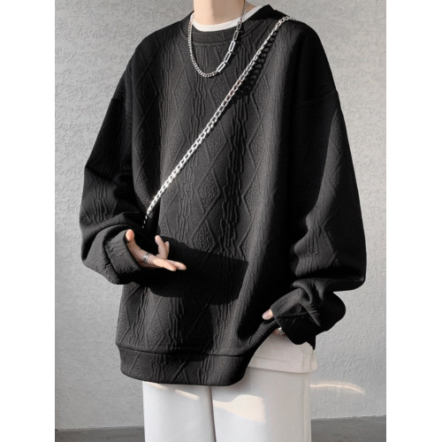 加絨衛衣男款加厚長袖t恤衣服2025高級感重磅圓領內搭打底衫上衣 加絨衛衣男款加厚長袖t恤衣服2025高級感重磅圓領內搭打底衫上衣