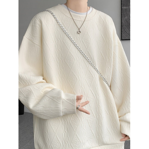 加絨衛衣男款加厚長袖t恤衣服2025高級感重磅圓領內搭打底衫上衣 加絨衛衣男款加厚長袖t恤衣服2025高級感重磅圓領內搭打底衫上衣