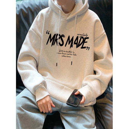 美式休閒連帽外套oversize衛衣男秋冬季2025新款潮牌寬松男生帽衫 美式休閒連帽外套oversize衛衣男秋冬季2025新款潮牌寬松男生帽衫