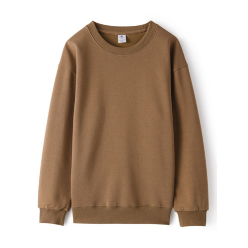 華棉圓領衛衣男2025秋季新款女士休閒舒適寬松情侶同款長袖上衣潮