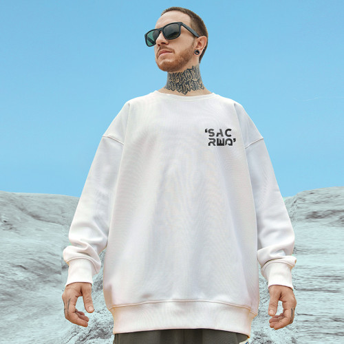 2026秋冬款加絨加厚衛衣男潮ins圓領美式潮牌寬松加肥加大碼無帽 2026秋冬款加絨加厚衛衣男潮ins圓領美式潮牌寬松加肥加大碼無帽